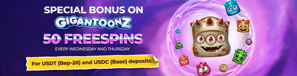 Deposit bonus for crypto deposit
