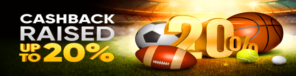 Cashback 20%!