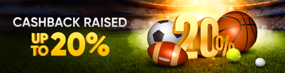 Cashback 20%!